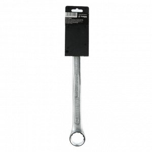 Ключ комбинированный усиленный ТУНДРА, CrV, холодный штамп, матовый, антислип, 30 мм
