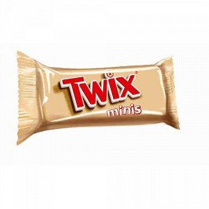 Конфеты Шоколадные батончики "Twix minis" - это хрустящее печенье, густая карамель и великолепный молочный шоколад. Чаепитие с Twix в компании коллег, друзей или родных - отличное способ провести своб