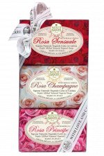 NESTI DANTE 1325603 НАБОР РОЗА Чувств.Роза+Роза Шампань+Роза Принцесса  3*150гр
