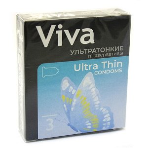 Презервативы Вива ультратонкие №3