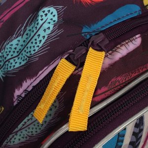 Рюкзак каркасный Seventeen, 39 x 28 x 15 см, эргономичная спинка, EVA, в подарок наушники