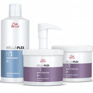 Большой салонный набор Wella plex 1+2 (3x500ml)