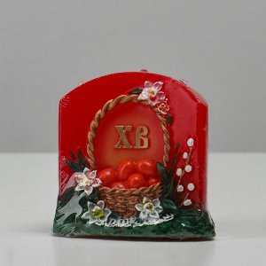 Свеча пасхальная фигурная "Праздничная", 9,5х9,5 см, 160 гр