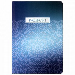 Обложка для паспорта "Узор", ПВХ, фотопечать ассорти, STAFF, 237591