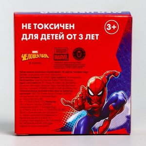 Набор мелков школьных 12 штук, 6 цветов «Супергерой», Человек-паук