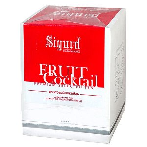 Чай SIGURD 'FRUIT COCTAIL' 20 пирамидок 1 уп.х 8 шт.