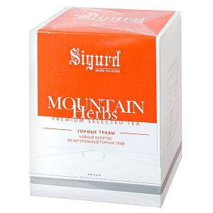 Чай SIGURD 'MOUNTAIN HERBS' 20 пирамидок 1 уп.х 8 шт.