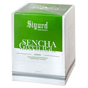 Чай SIGURD 'SENCHA GREEN' 20 пирамидок 1 уп.х 8 шт.