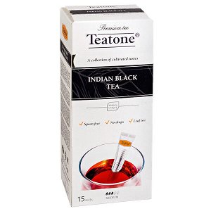 Чай TEATONE 'INDIAN BLACK' 15 стиков 1 уп.х 12 шт.