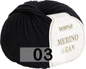 Пряжа Сеам Merino Aran