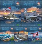 Тетрадь  48л клетка &quot;Военная техника&quot; (058525) Хатбер {Россия}