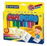 Фломастеры воздушные 10цв AIR PENS RAINBOW COLOURS 615001006 Centropen {Чехия}