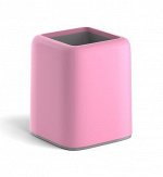 Подставка для пишущих принадлежностей 51495 Forte Pastel розовый с серой вставкой Erich Krause