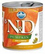 Фармина/Farmina конс. N&amp;D Pumpkin корм для собак Перепел с Тыквой 285г