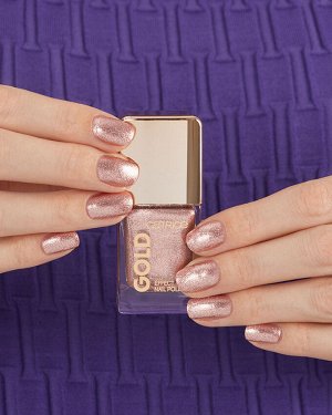 Лак для ногтей gold effect nail polish