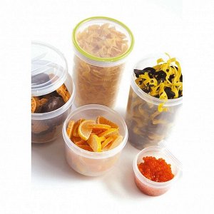 БАНКА для хранения, замораживания, разогревания продуктов "ВИНТАЖ" 0,75Л (Светло-голубой)