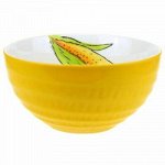 &quot;Кукуруза&quot; Салатник фарфоровый 1,2л, д17,7х8,7см, подглазурн