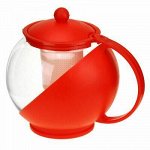 Чайник заварочный 1,25л д14см, h13,5см пластмассовый корпус.