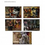 Альбом для рисования А4, 30 листов на скрепке «Гарри Поттер», обложка мелованный картон, блок 100 г/м2, перфорация на отрыв, МИКС