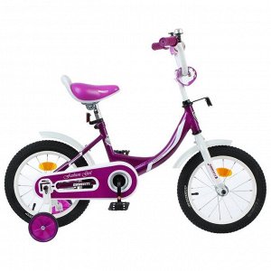 Велосипед 14" Graffiti Fashion Girl, цвет бордовый