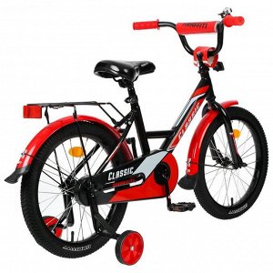 Велосипед 18" Graffiti Classic, цвет черный/красный