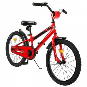 Велосипед 18" Graffiti Deft, цвет красный/чёрный