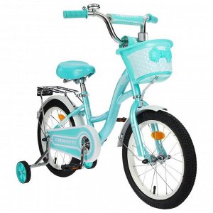 Велосипед 16" Graffiti Premium Girl, цвет мятный/белый