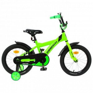 Велосипед 16" Graffiti Spector, цвет неоновый зелёный