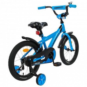 Велосипед 16" Graffiti Spector, цвет неоновый синий