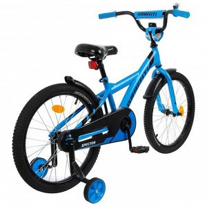 Велосипед 18" Graffiti Spector, цвет неоновый синий