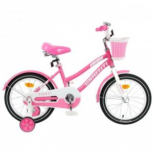 Велосипед 16" Graffiti Flower, цвет розовый/белый