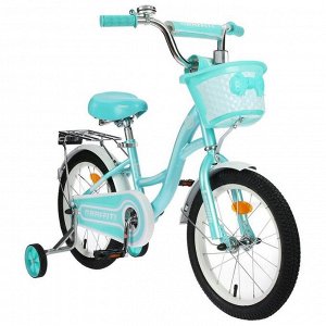Велосипед 14" Graffiti Premium Girl, цвет мятный/белый