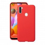 Чехол Gel Color Case для Samsung Galaxy A11 (2020), красный, PET синий, Deppa