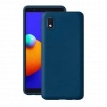 Чехол Gel Color Case для Samsung Galaxy A01 Core (2020), синий, PET синий, Deppa