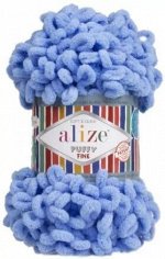 Пряжа ALIZE PUFFY fine / 112 голубой