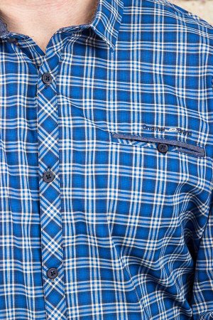 Рубашка 8712В синий BAGARDA
