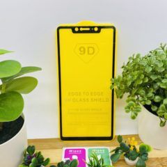 Защитное стекло 9D для XIAOMI MI 8SE FULL GLUE в техпаке (на полный экран, полный клей, салфетки в комплекте)