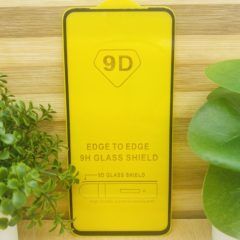 Защитное стекло 9D для XIAOMI REDMI NOTE 9 FULL GLUE в техпаке (на полный экран, полный клей, салфетки в комплекте)