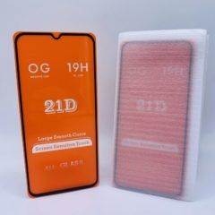 Защитное стекло 21D для XIAOMI MI 10 LITE FULL GLUE в техпаке (на полный экран, полный клей, салфетки в комплекте)