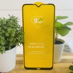 Защитное стекло 9D для XIAOMI REDMI NOTE 8 FULL GLUE в техпаке (на полный экран, полный клей, салфетки в комплекте)