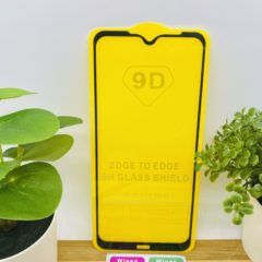 Защитное стекло 9D для XIAOMI REDMI NOTE 8 T FULL GLUE в техпаке (на полный экран, полный клей, салфетки в комплекте)