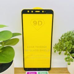 Защитное стекло 9D для XIAOMI REDMI 6X FULL GLUE в техпаке (на полный экран, полный клей, салфетки в комплекте)