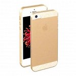 Чехол Chic Case для Apple iPhone 5/5S/SE, золотой, Deppa