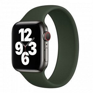 Ремешок ApW15 для "Apple Watch 38/40/41 mm" монобраслет (135 мм) (dark green)