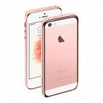 Чехол Gel Plus Case для Apple iPhone 5/5S/SE, розовый , Deppa