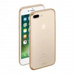 Чехол Gel Plus Case матовый для Apple iPhone 7/8 Plus, золотой, Deppa