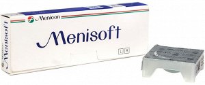1-мес контактные линзы Menisoft ДВЕ УПАКОВКИ по 3 линзы (Япония)