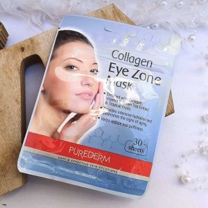 Патчи для области вокруг глаз на основе фито-коллагена Purederm Collagen Eye Zone Mask