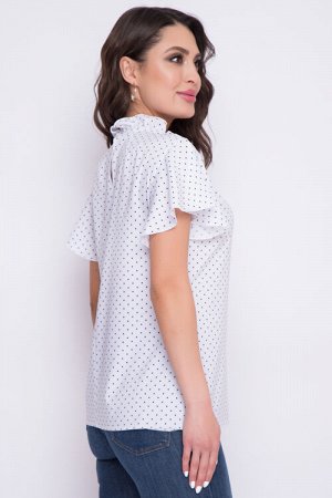 Блузка Блузка из легкого текстильного полотна.

Cостав:
30% вискоза 65% п/э,5% эласта