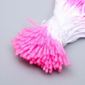 Тычинки для искусственных цветов "Пушистые светло-розовые" длина 6 см (набор 170 шт)